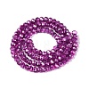 Transparent Electroplate Glass Beads Strands X1-EGLA-Q131-01A-07-2