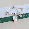 Cute Cartoon Drink Alloy Enamel Three Layer Multi-strand Charm Bracelets for Women TU6041-2-1