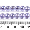 Electroplate Transparent Glass Beads Strands X-GLAA-T032-T8mm-AB01-2
