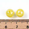 Electroplate Pearlized Glass Pearl Beads EGLA-T021-14B-09-3