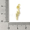 Brass Micro Pave Cubic Zirconia Pendants KK-M283-29A-01-3