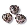 Natural Rhodonite Pendants G-A259-02P-06-1