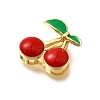 Brass Enamel Slide Charms KK-Z125-15C-G-2