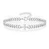 Letter 304 Stainless Steel Link Bracelets FS-WG7830E-33-1