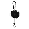 Aluminum Alloy Pom Pom Ball Beadable Keychain Bar HJEW-Q001-01D-1