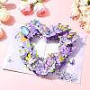 Pop Up 3D Heart Butterfly Bouquet Greeting Cards AJEW-FZC0001-06-5