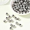 Tarnish Resistant 304 Stainless Steel Hollow Round Seamed Beads STAS-R032-8mm-3