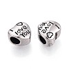 304 Stainless Steel European Style Large Hole Beads STAS-T072-106AS-2