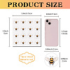 8 Sheets Plastic Waterproof Self-Adhesive Picture Stickers DIY-WH0428-049-2