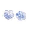 Dyed & Heated Glass Bead Caps GLAA-C042-01C-2