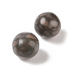 Natural Pink Zebra Jasper No Hole Sphere Beads G-K353-04D-35-2