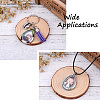 2Pcs 2 Style Alloy Magnetic Locket Pendants PALLOY-TA0002-35M-9