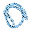 Handmade Evil Eye Lampwork Beads Strands LAMP-G166-02B-2