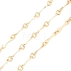 Rack Plating Brass Bar Link Chains CHC-K013-03-4