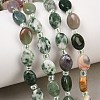 Natural Quartz Crystal & Crazy Agate & Green Spot Jasper & Unakite & Green Strawberry Quartz & Indian Agate Beads Strands G-Z135-A14-1