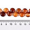 Natural Red Agate Beads Strands G-T138-123-4