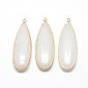 Natural White Jade Big Pendants G-Q502-04-1