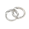 Tibetan Style Alloy Linking Rings TIBE-B003-06AS-2