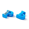 Spray Painted Zinc Alloy Slide Charms ALRI-WH0005-13P-3