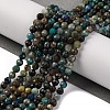 Natural Chrysocolla Beads Strands G-A235-A05-01-2