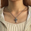 Enamel Cross Urn Ashes Necklace BOTT-PW0011-01C-3
