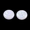 Plating Opaque Acrylic Imitation Shell Beads OACR-P039-09A-2