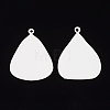 Spray Painted Eco-Friendly Iron Pendants X-IFIN-T009-18F-2