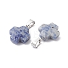 Natural  & Synthetic Mixed Gemstone Pendants G-K359-02P-M-3