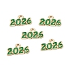 Alloy Enamel Pendants ENAM-D319-01KCG-04-1