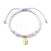 Glass Imitation Pearl Braided Bead Bracelets BJEW-JB09989-2