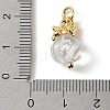 Natural Quartz Crystal Pendants KK-D262-05G-02-3