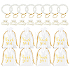 24Pcs Glass Pearl Bracelets & Plastic Claw Hair Clips Sets SJEW-PH00011-1