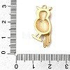 304 Stainless Steel with Rhinestone Pendants STAS-Z179-11G-3