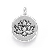 Tibetan Style Alloy Pendants TIBE-S301-015TAS-NR-1