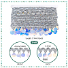 Plastic & Silver Wire Wavy Ribbon OCOR-WH0105-186-2