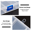 Plastic Bead Containers Rectangle CON-BC0006-81-5