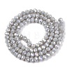 Electroplate Glass Beads Strands LS-EGLA-A044-P3mm-B19-3