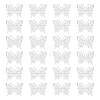 24 Sheets Glitter Hotfix Rhinestone DIY-FG0004-29-1