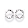 Tarnish Resistant 304 Stainless Steel Open Jump Rings STAS-E113-12P-2