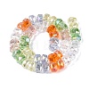 Electroplate Transparent Glass Beads Strands EGLA-N022-15A-B01-2