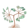 Natural Green Aventurine Chips Tree of Life Decorations DJEW-P022-01B-06-2