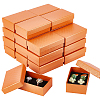 Cardboard Diamond Print Jewelry Storage Box CON-WH0084-79-1