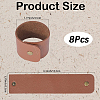 15Pcs Imitation Leather Napkin Rings AJEW-CL0005-38-2