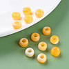 Acrylic European Beads MACR-S375-002B-06-6