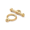 Ion Plating(IP) 304 Stainless Steel Ring Toggle Clasps X1-STAS-A092-09G-G-2