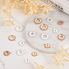 14pcs 14 style Brass Pendant Cabochon Settings & Cabochon Connector Settings FIND-BY0001-13-5
