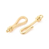 Brass Hook and S-Hook Clasps KK-U016-04G-3