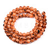 Drawbench Style Dyed Natural Freshwater Shell Beads Strands SHEL-T019-01D-3