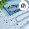 200G Tibetan Style Zinc Alloy Beads TIBEB-DC0001-02-5