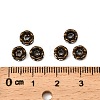 Brass Rhinestone Spacer Beads RB-A014-L6mm-01AB-NF-2